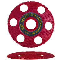Holey Galahad See Through Disc - 7/8" Arbor - Flat - Medium - Red alt 0