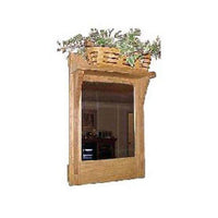 Woodworking Project Paper Plan to Build Hall Mirror with Shelf alt 0