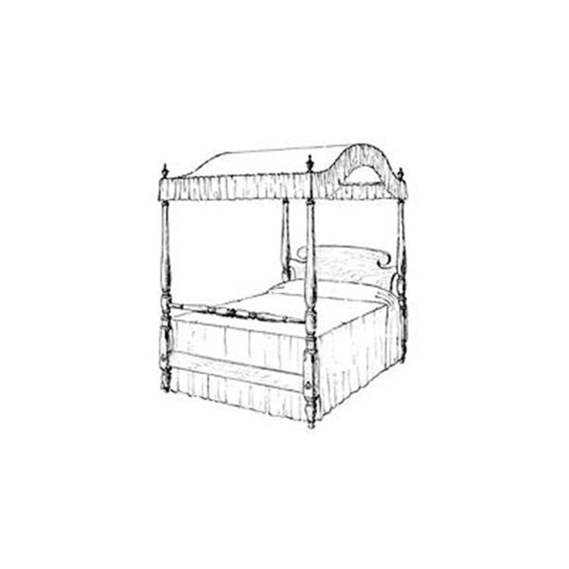 Woodworking Project Paper Plan to Build Canopy Bed alt 0