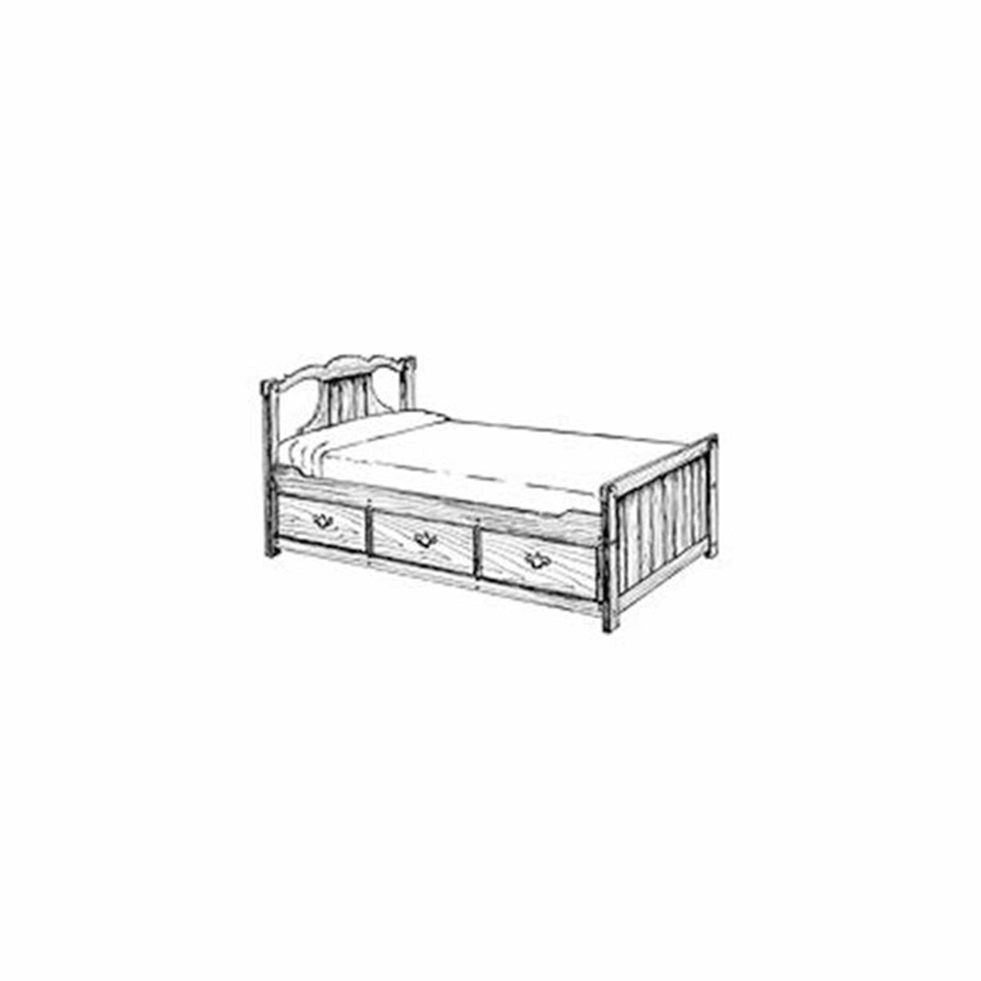 Woodworking Project Paper Plan to Build Captain's Bed alt 0