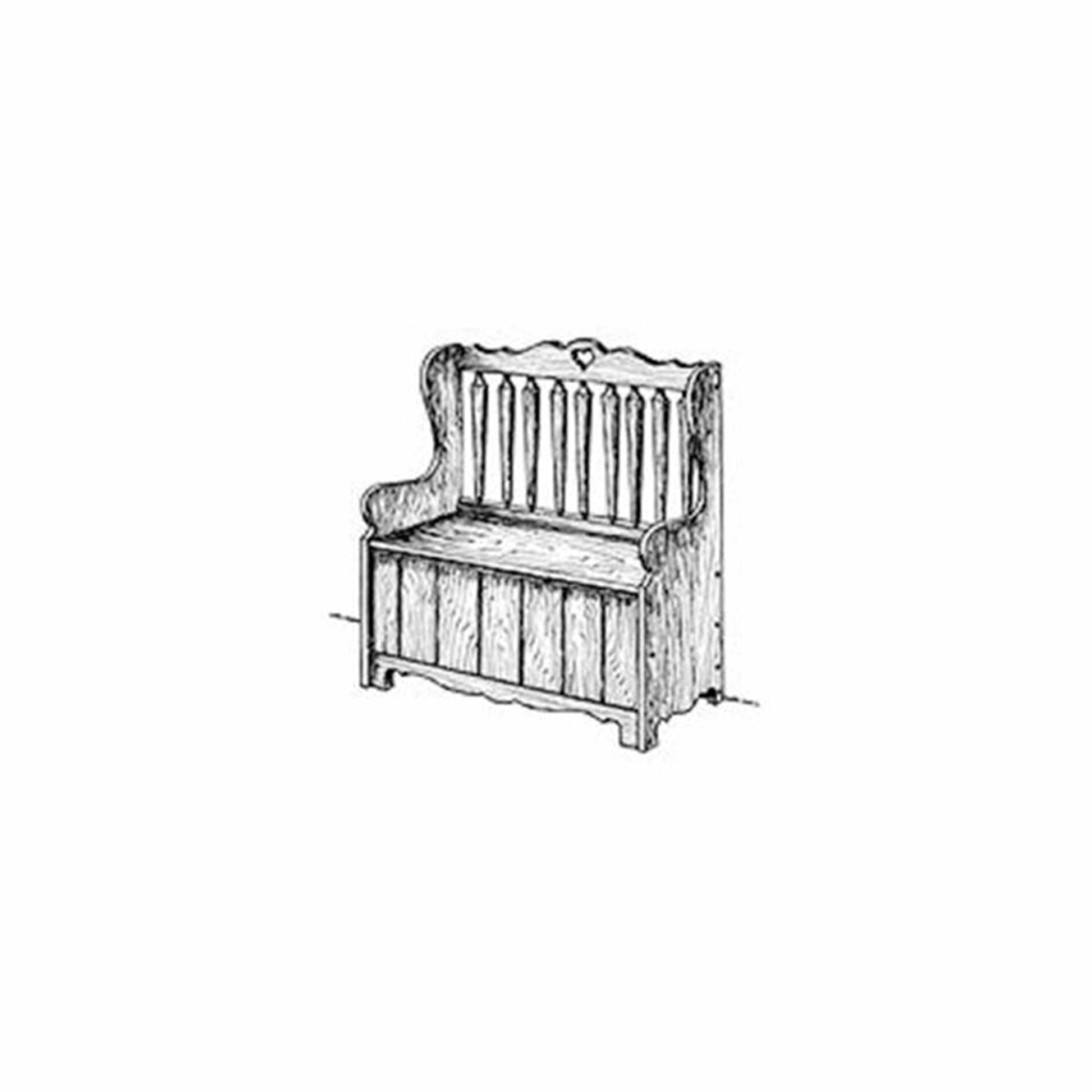 Woodworking Project Paper Plan to Build Hall Storage Bench alt 0