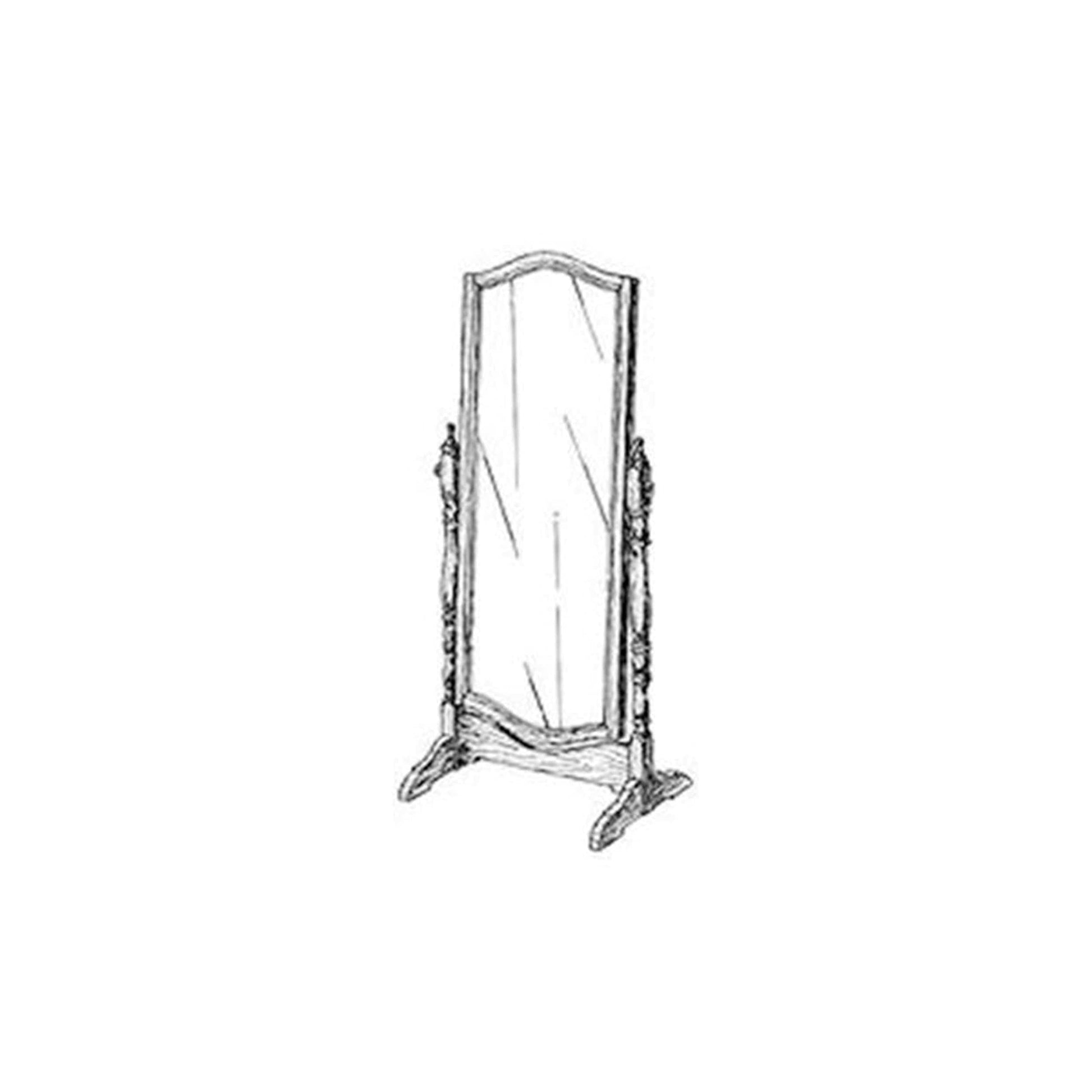 Woodworking Project Paper Plan to Build Cheval Mirror alt 0