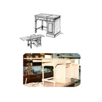 Woodworking Project Paper Plan to Build Sewing Desk alt 0