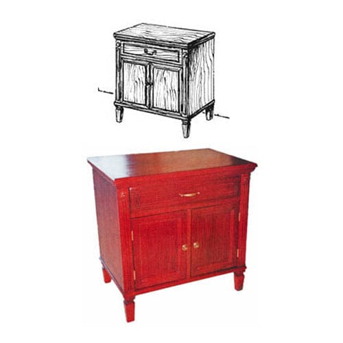 Woodworking Project Paper Plan to Build Modern End Table alt 0