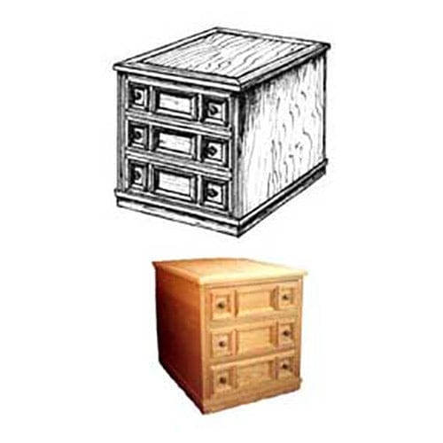 Woodworking Project Paper Plan to Build Spanish End Table alt 0