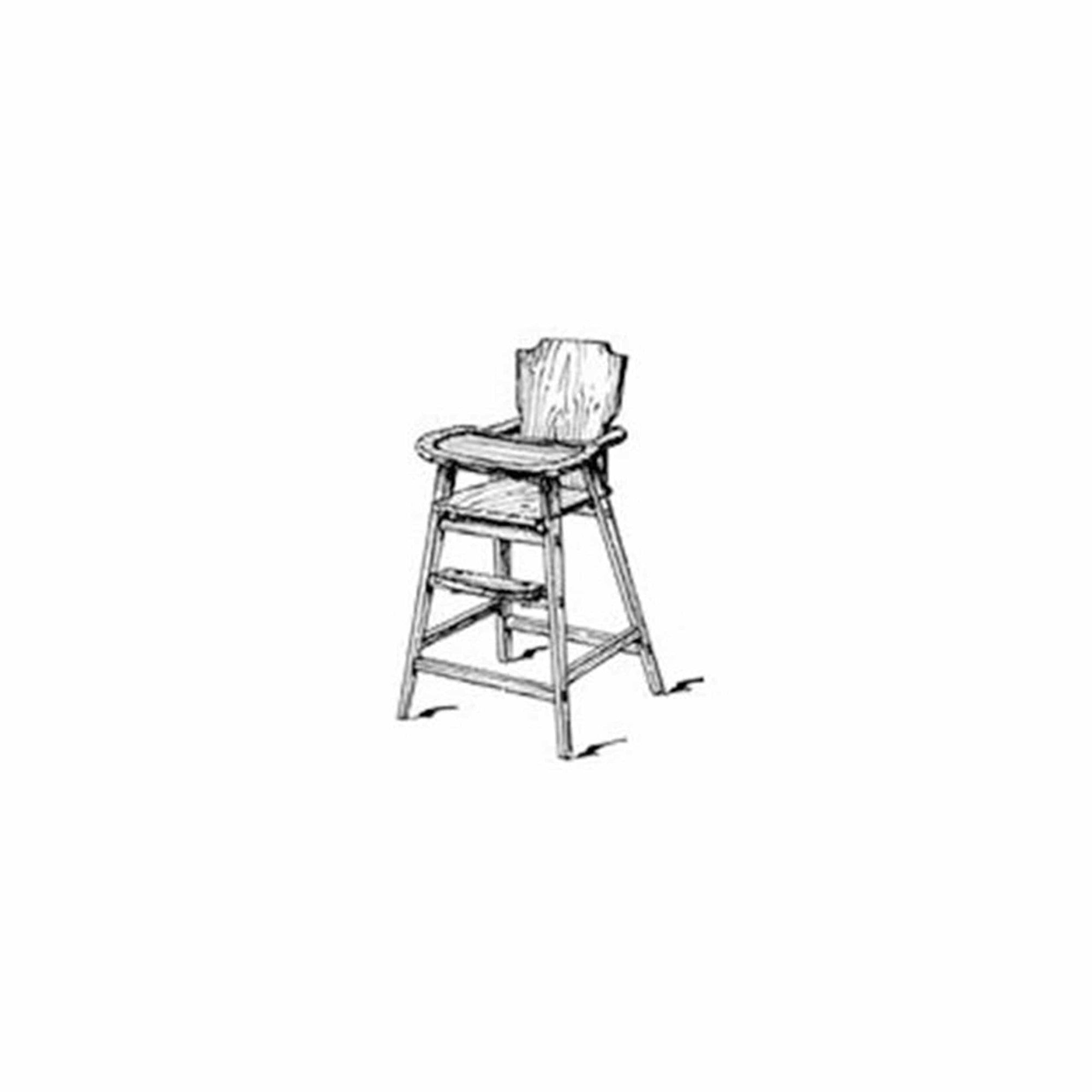 Woodworking Project Paper Plan to Build 60s Era High Chair alt 0