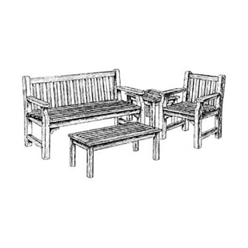 English Garden Furniture Woodworking Plan alt 0