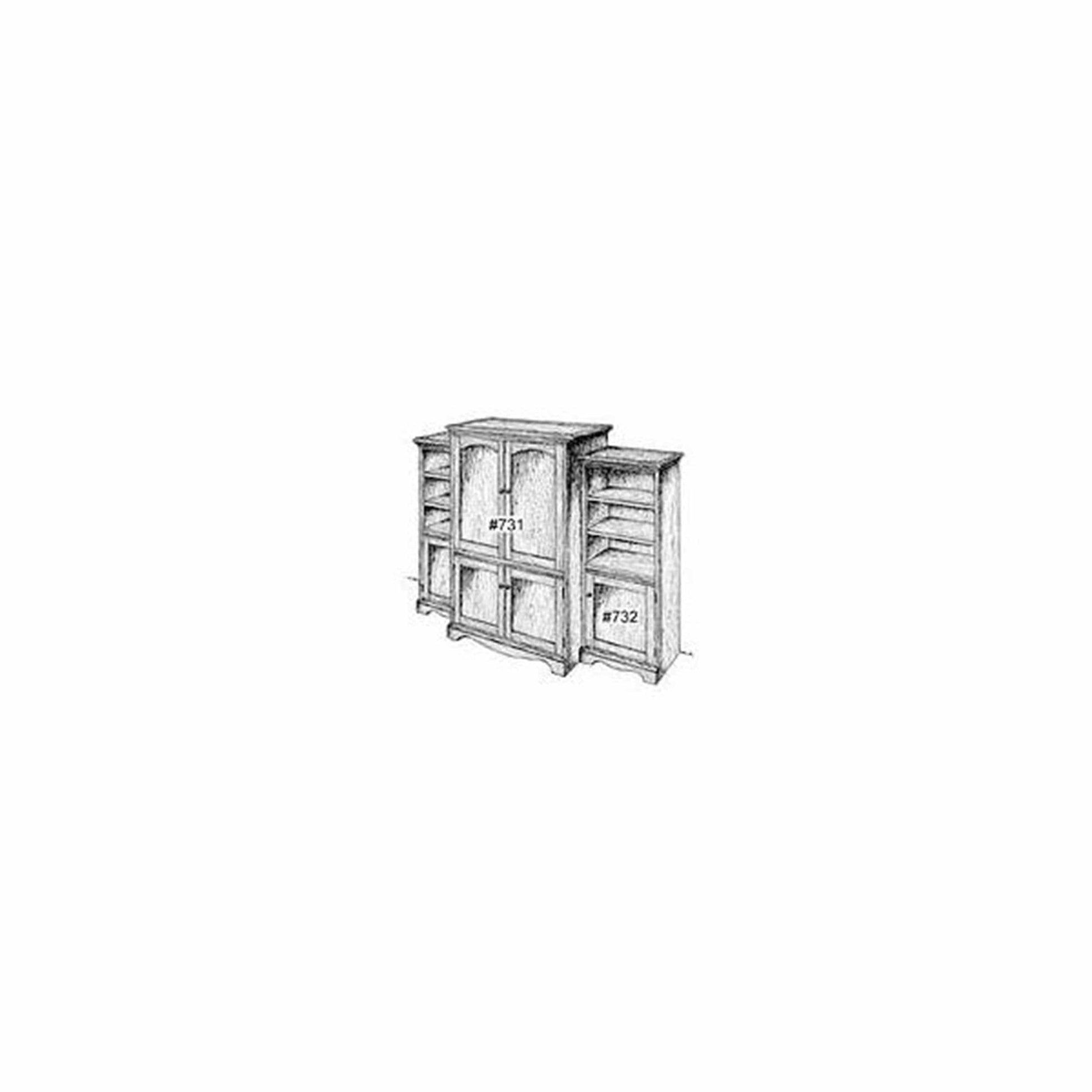 Entertainment Center Combination Woodworking Plan alt 0