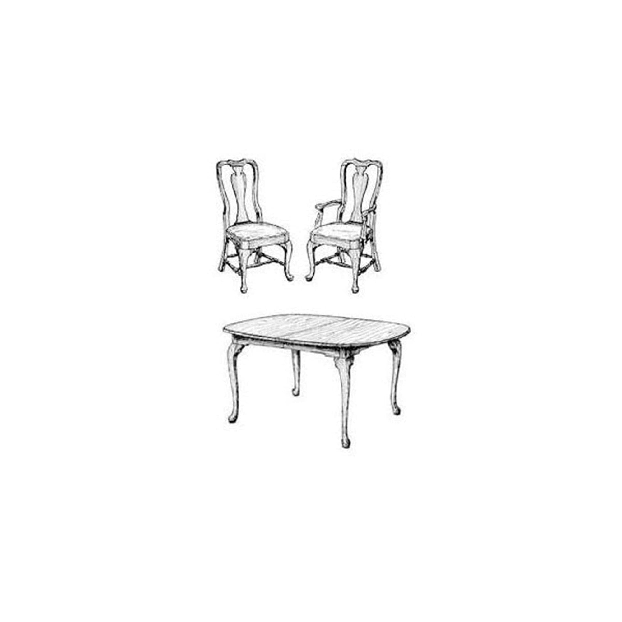 Queen Anne Dining Room Woodworking Plan alt 0