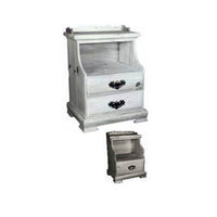 Woodworking Project Paper Plan to Build Simple 2-Drawer Nightstand alt 0