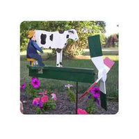 Woodworking Project Paper Plan to Build Milking the Cow Whirligig alt 0