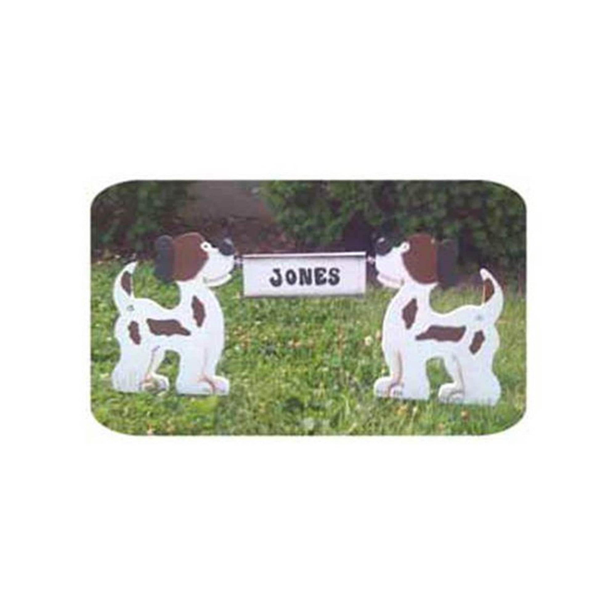 Woodworking Project Paper Plan to Build Rover Welcome Sign alt 0