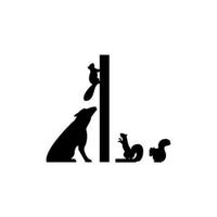 Woodworking Project Paper Plan to Build Dog and Squirrels Shadow alt 0