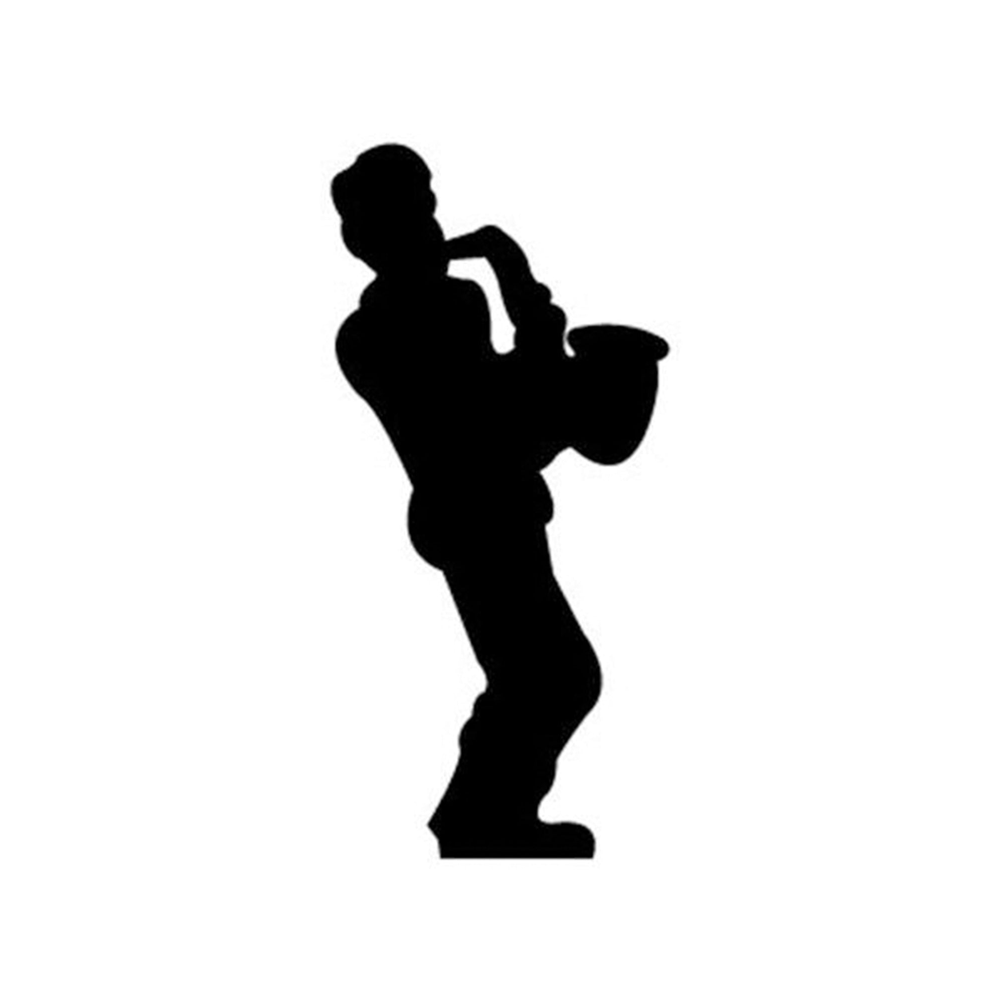 Woodworking Project Paper Plan to Build Saxophone Player Shadow alt 0