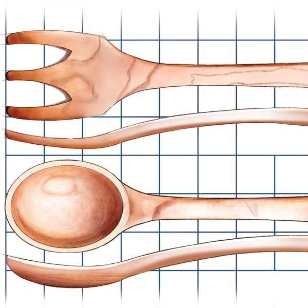 Handcrafted Wooden Utensils - Downloadable Plan alt 0