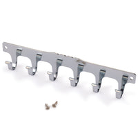 6-Hook Strip Nickel Plated alt 0