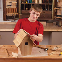 Kid-Built Blue Bird House - Downloadable Plan alt 0