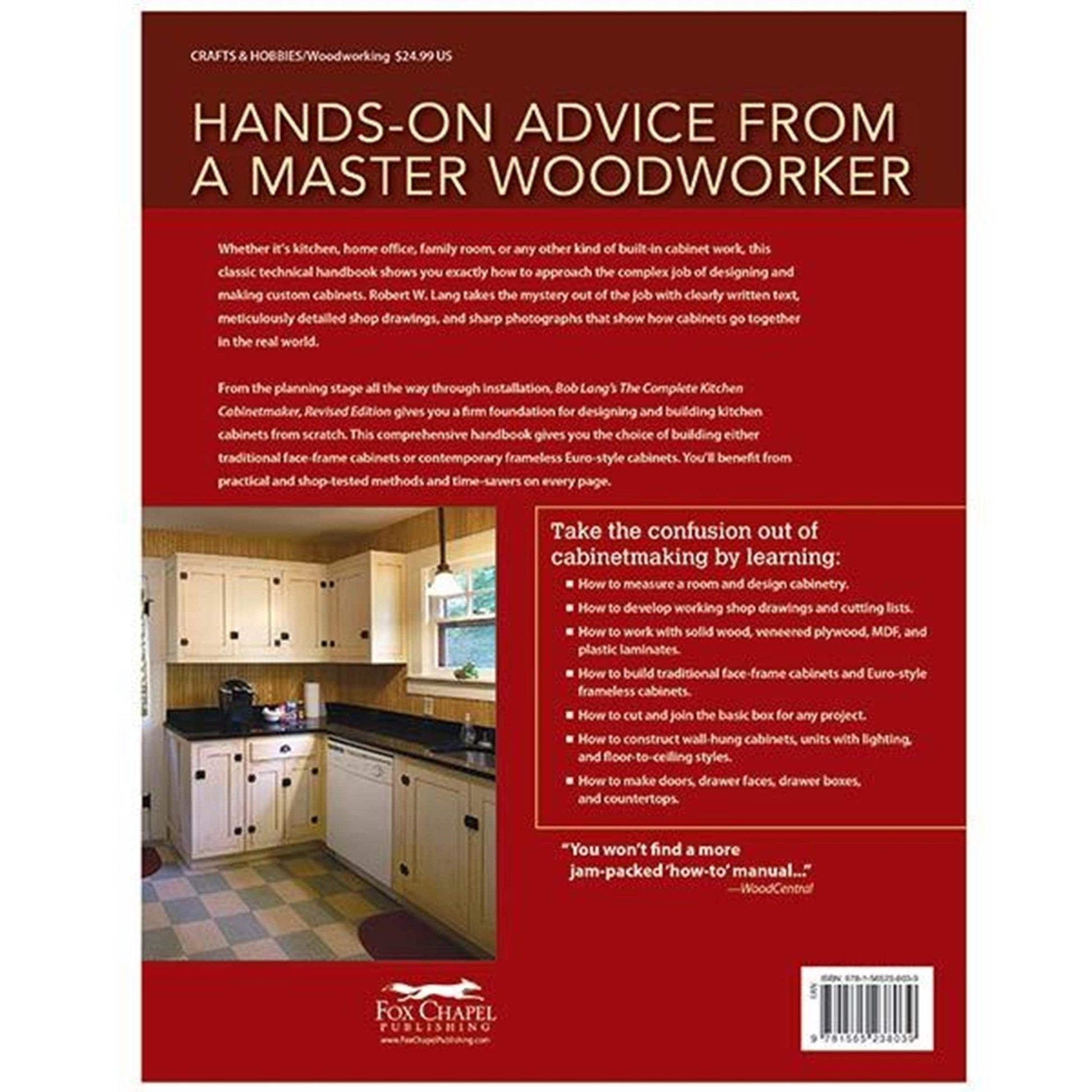 Bob Lang's The Complete Kitchen Cabinetmaker, Revised Edition alt 0