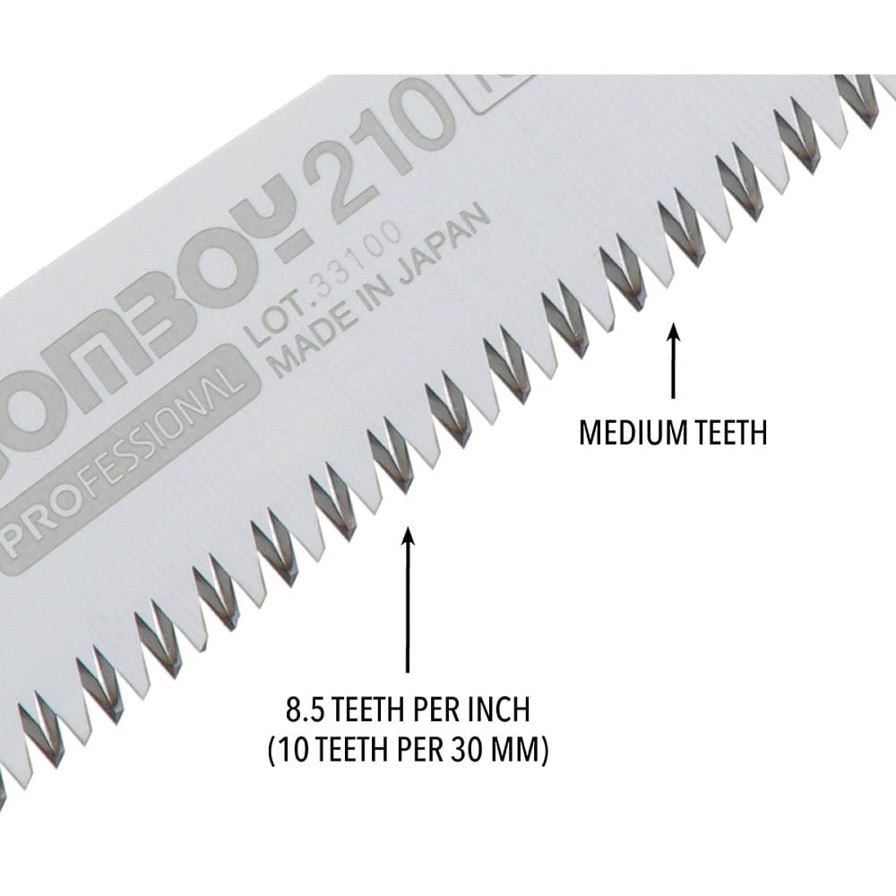 GOMBOY, 210mm Medium Teeth Model #121-21
