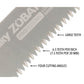 ZUBAT, 300mm Large Teeth Replacement Blade Only Model #271-30
