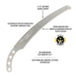 ZUBAT, 300mm Large Teeth Replacement Blade Only Model #271-30