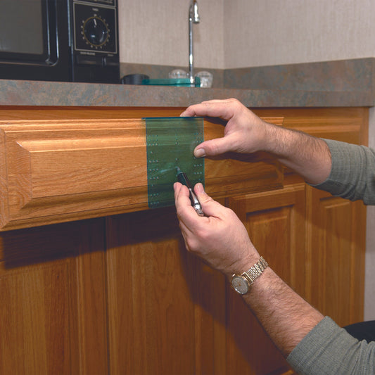 Drawer Knob And Pull Drilling Guide Template alt 0