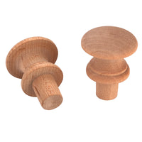 Shaker Knob - Maple - 2" Diameter - 3/4" Tenon - 2 Piece alt 0