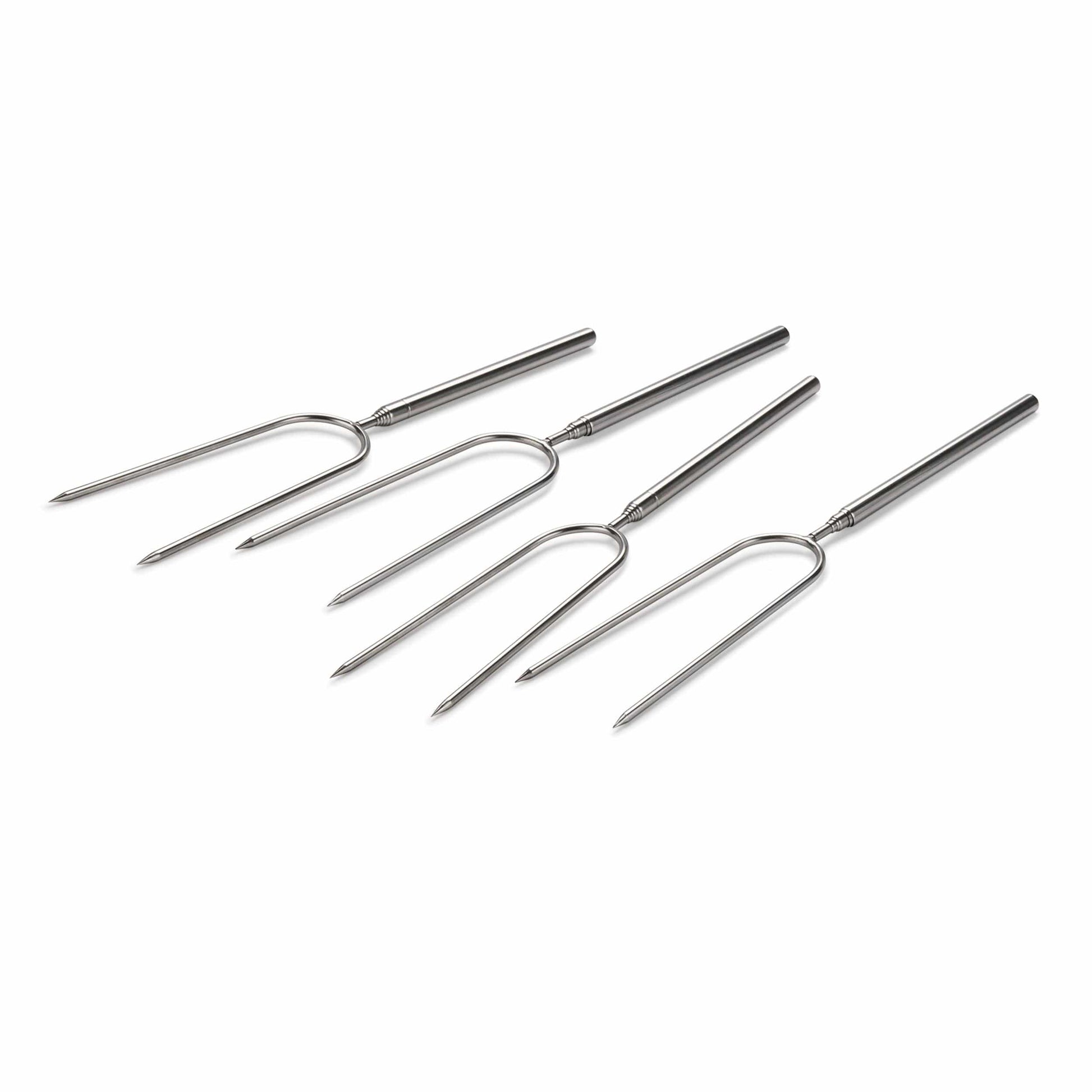 Campfire Roasting Fork Turning Kit - Stainless Steel - 4 Piece alt 0
