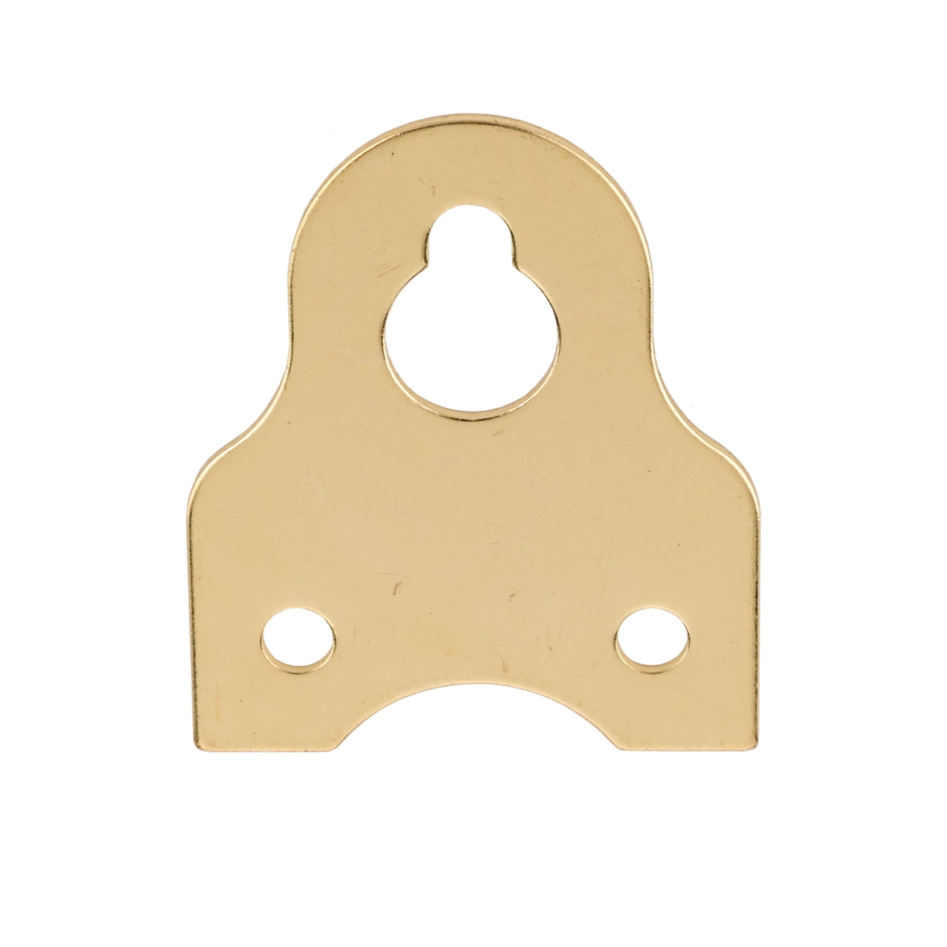 Picture Frame/Mirror Wall Hanger - Polished Brass Finish with Screws - 5 Piece alt 0