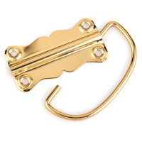 Chest Handle with Screws - Polished Brass Plated alt 0