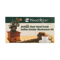 Antique Style Side Crank Coffee Grinder Kit Mechanism - Cast Bronze alt 0