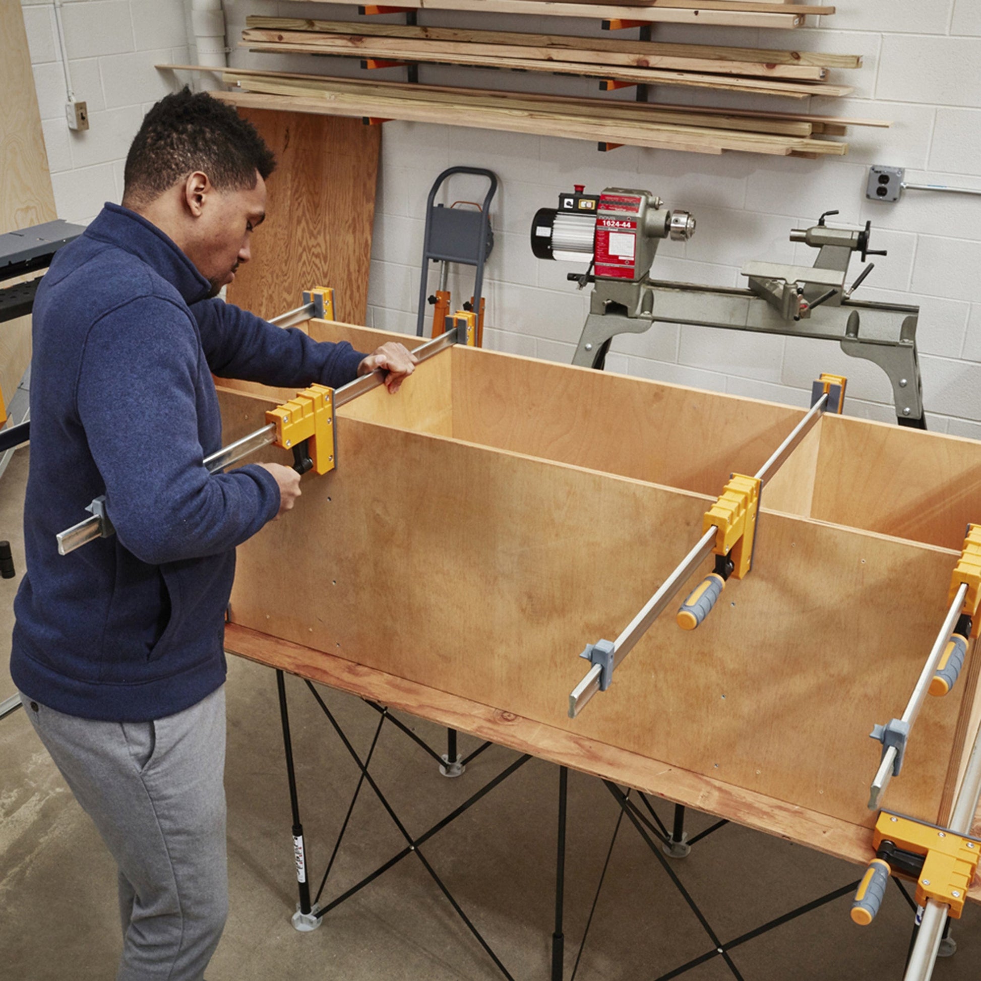 4-Piece (2) 24" and (2) 31" Parallel Clamp Set alt 0