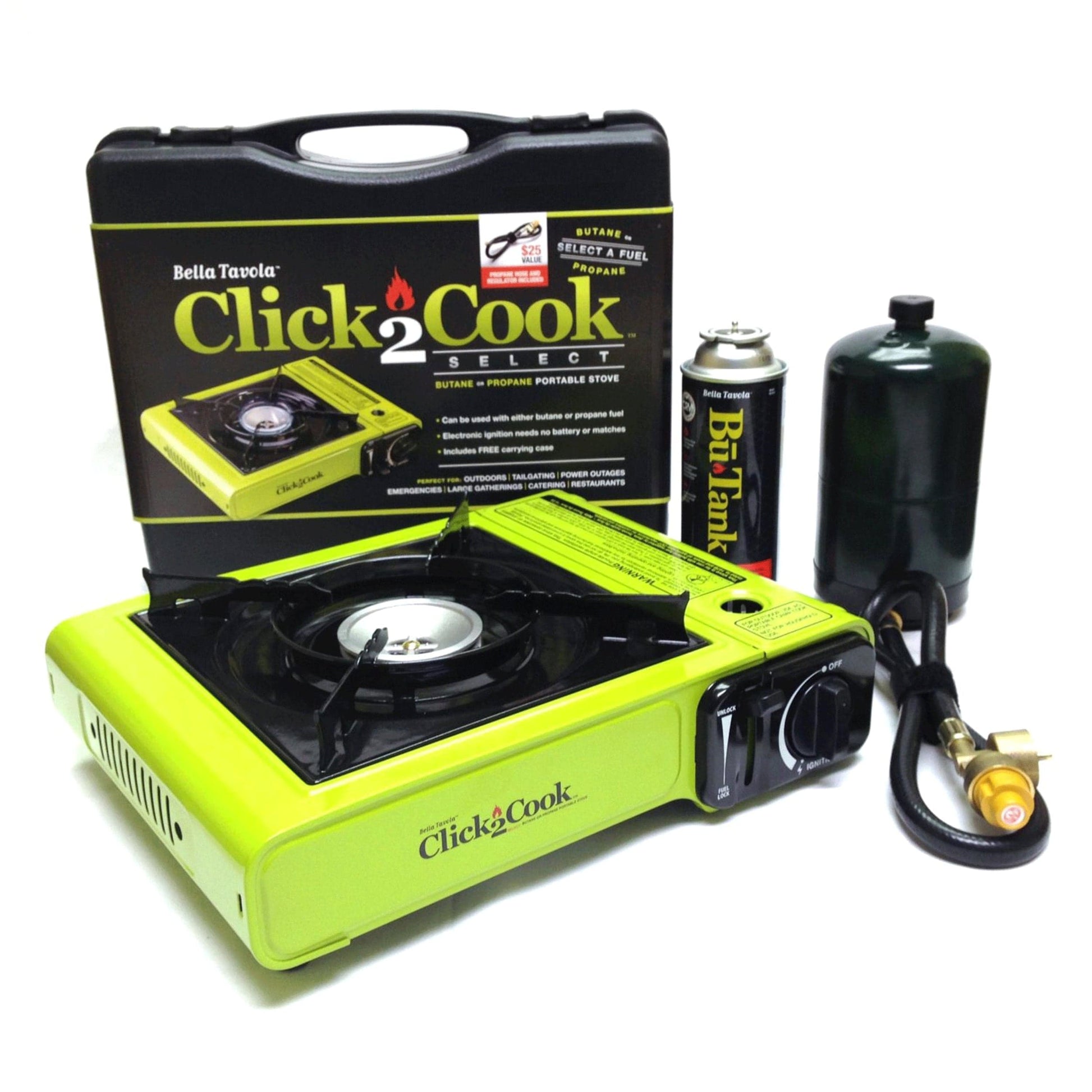 Click2Cook Select Portable Stove, Butane or Propane alt 0
