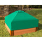 48" X 48"x 37" Telescoping Square Sandbox Canopy & Cover alt 0