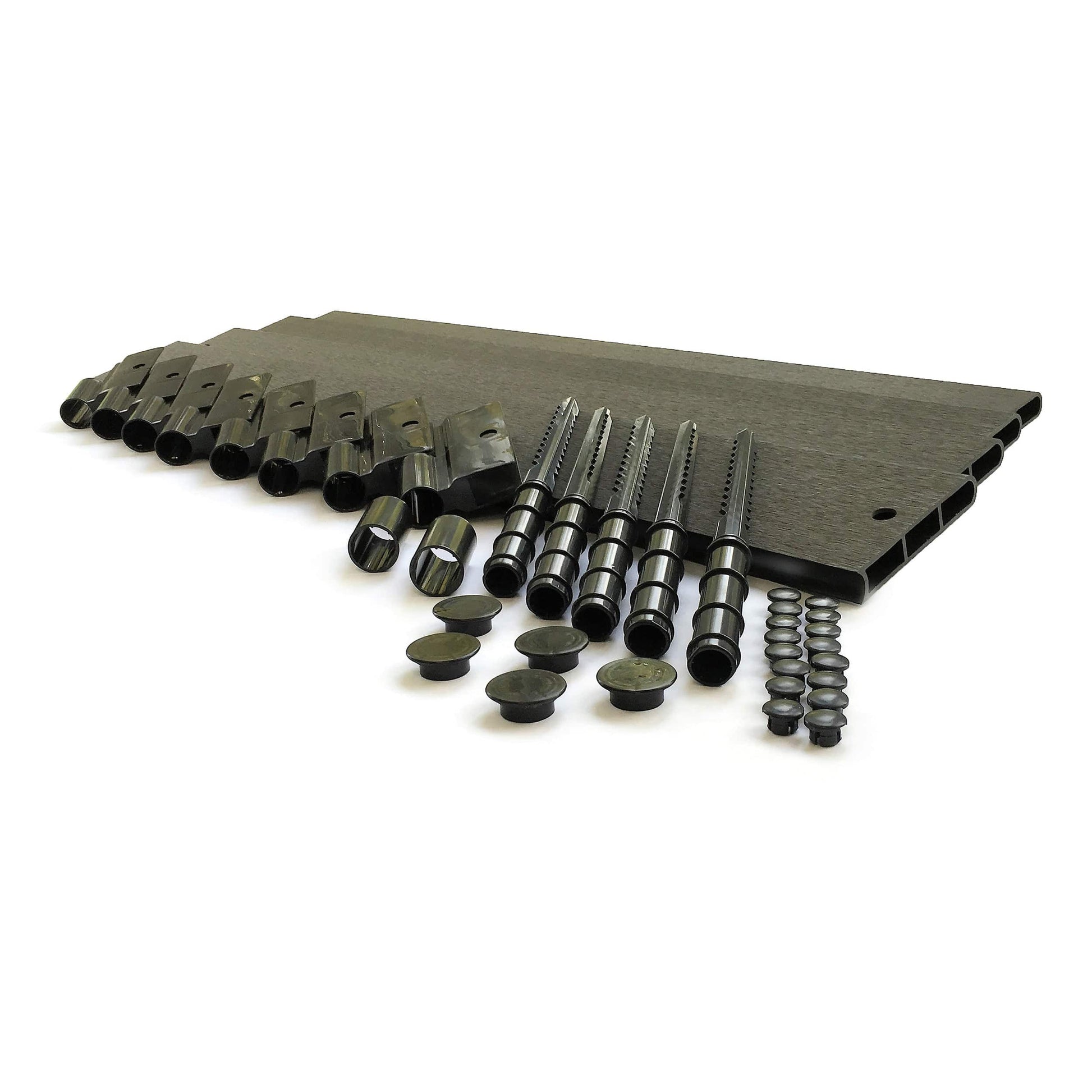 Weathered Wood Straight Playground Border 16' - 1" profile    alt 0