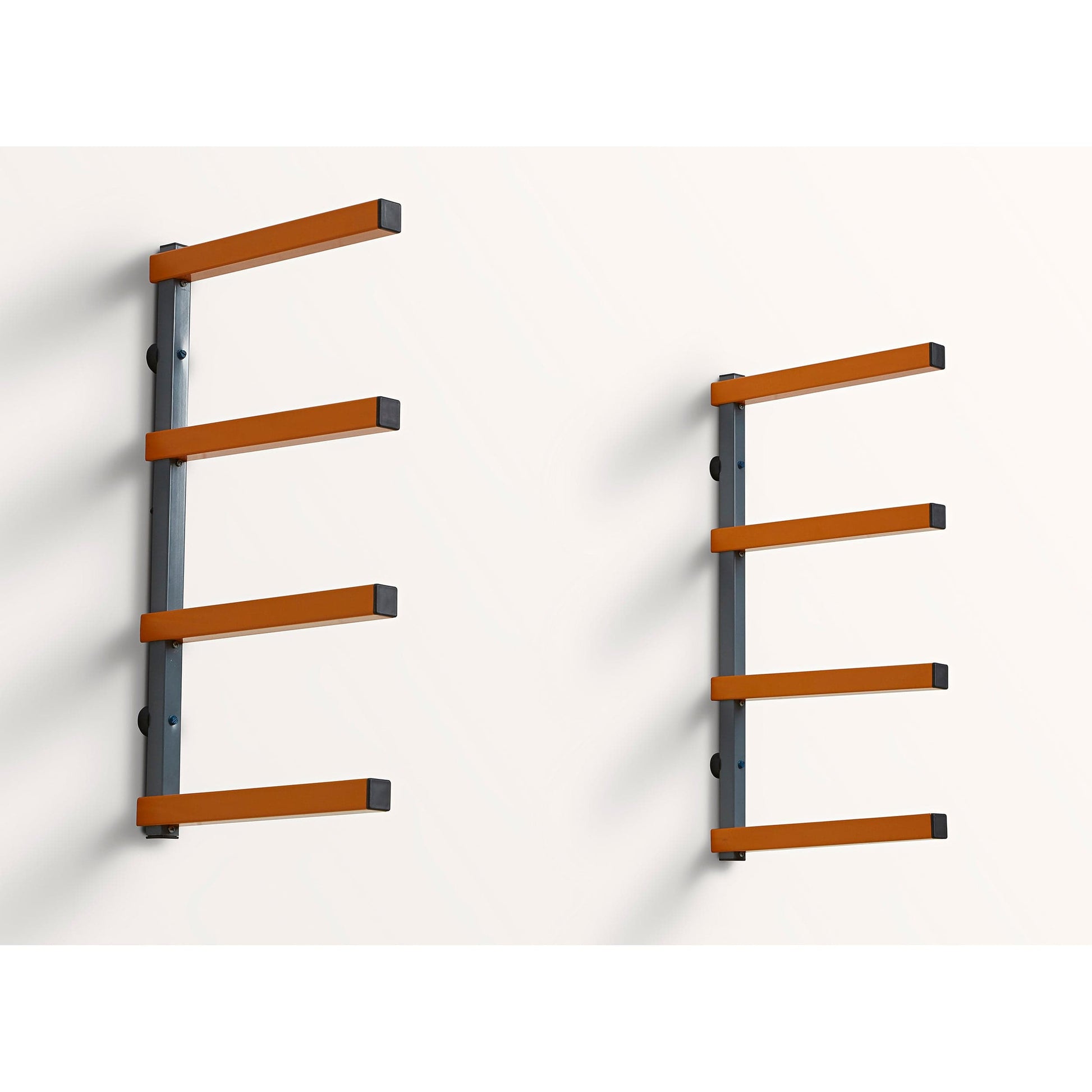 4-Level Lumber Storage Rack - Orange & Gray alt 0