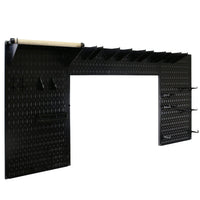 Lazy Guy DIY Maker Woodworking Tool Storage Organizer Set, Black alt 0