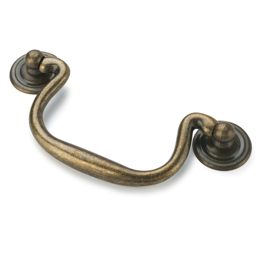 Bail Pull 3-9/16" Antique Brass alt 0