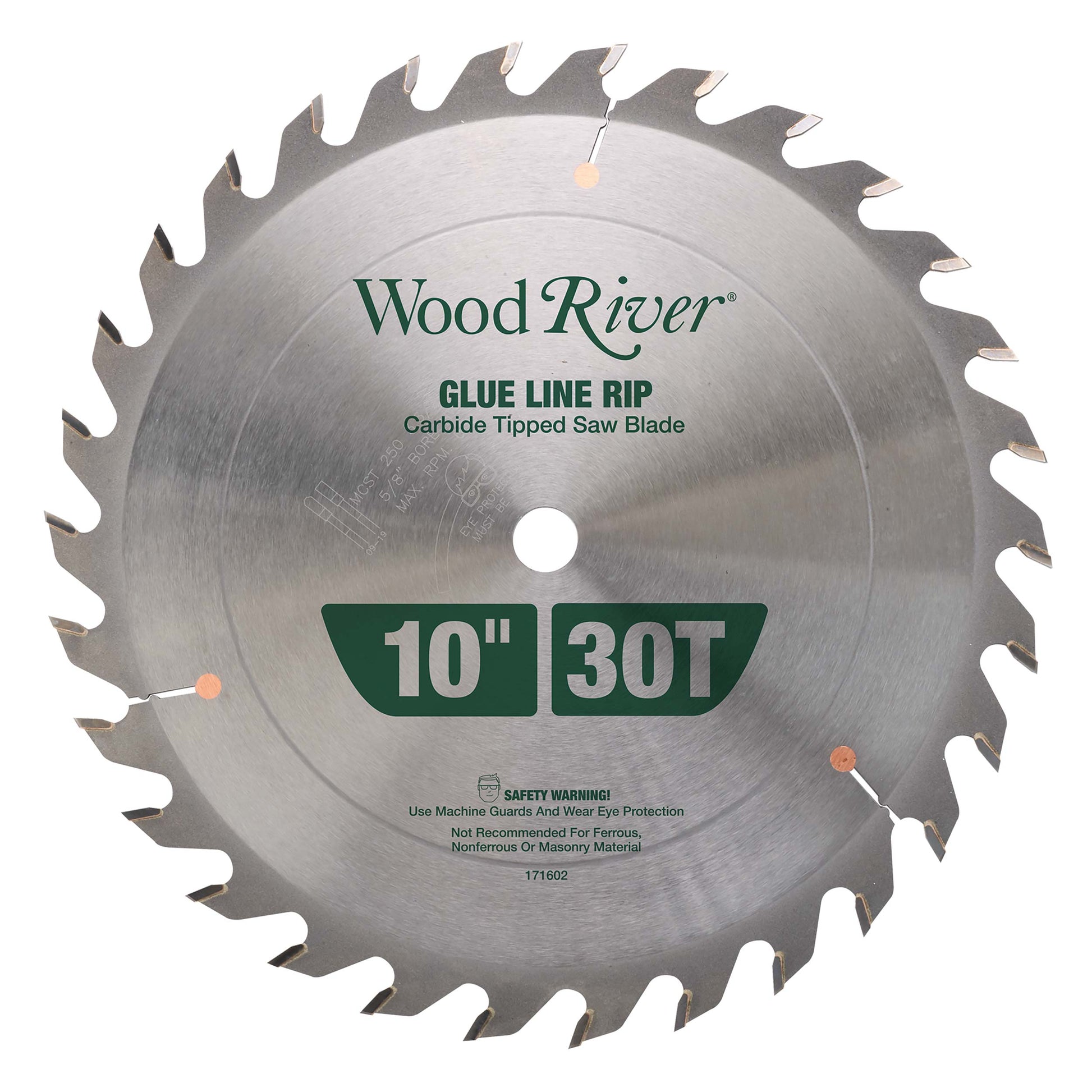 Glue Line Rip Saw Blade - 10" x 5/8" Bore x 30T - TCG alt 0