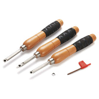Replaceable Tip Carbide Turning Tool Set - 3 Piece alt 0