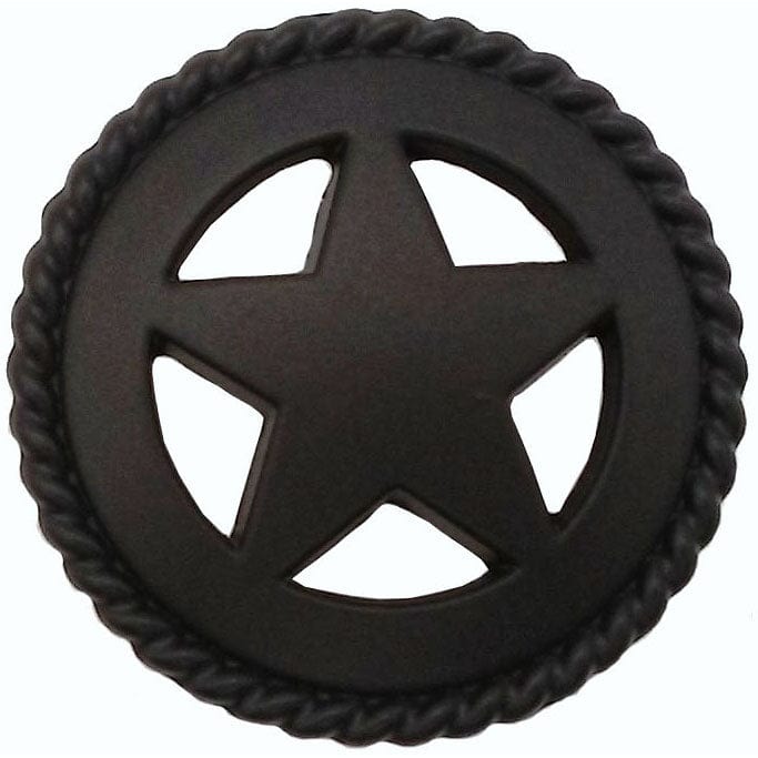 Star with Roped Edge, Oil Rubbed Bronze alt 0