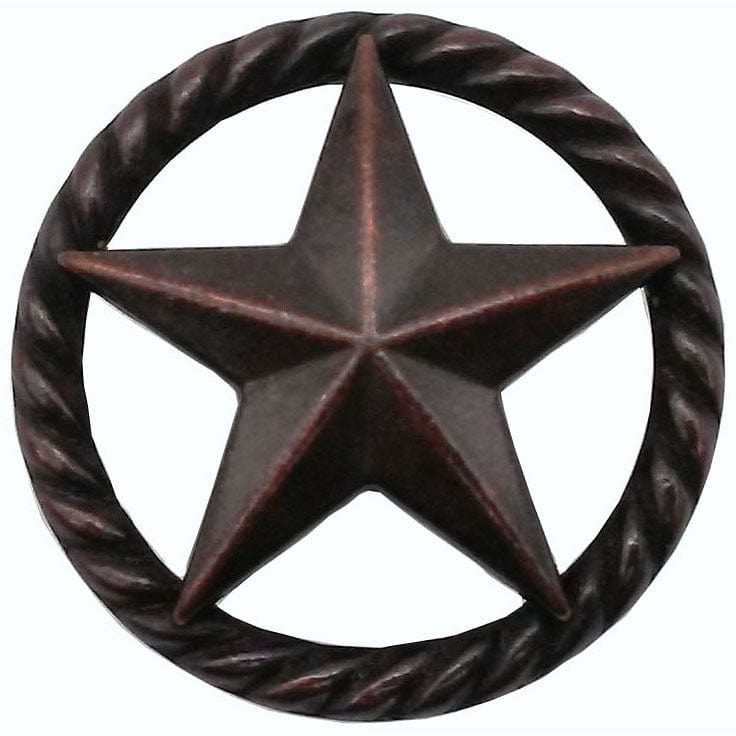 3-D Star with Narrow Rope, Oil Rubbed Bronze alt 0