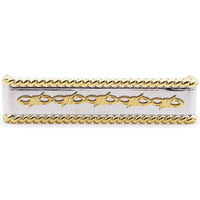 Barbed Wire with Roped Edge Pull, Nickel/Gold alt 0