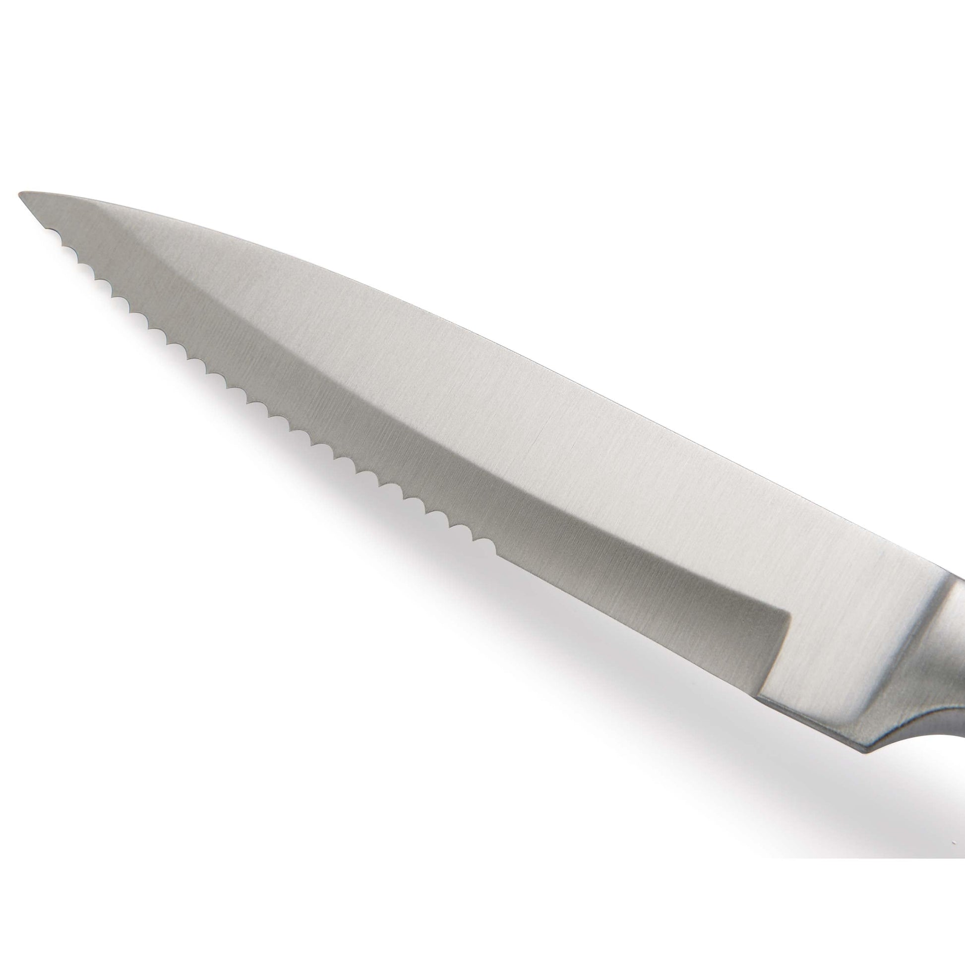 Steak Knife Set for Cutting Steak and Other Meats - 9-3/16" - SS - Unfinished Kit - 6 Piece alt 0