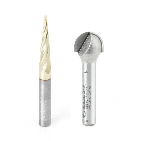  2-piece Carving Bit Set (Iconic) by Amana Tool alt 0