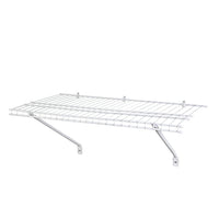 Wire Shelf Kit 24" W x 12" D, White alt 0