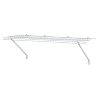 Wire Shelf Kit 72" W x 16" D, White alt 0