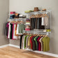 ShelfTrack Adjustable Closet Organizer 7' - 10' W, White alt 0