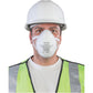 N95 3D+ Valved Mask with 360-Degree Silicone Seal - Medium alt 0