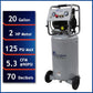 2HP 20 Gallon Oil-Free Steel Tank Air Compressor